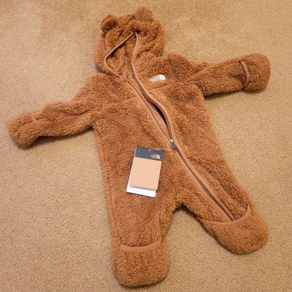 0 to 3 months North face Teddy bear jacket.